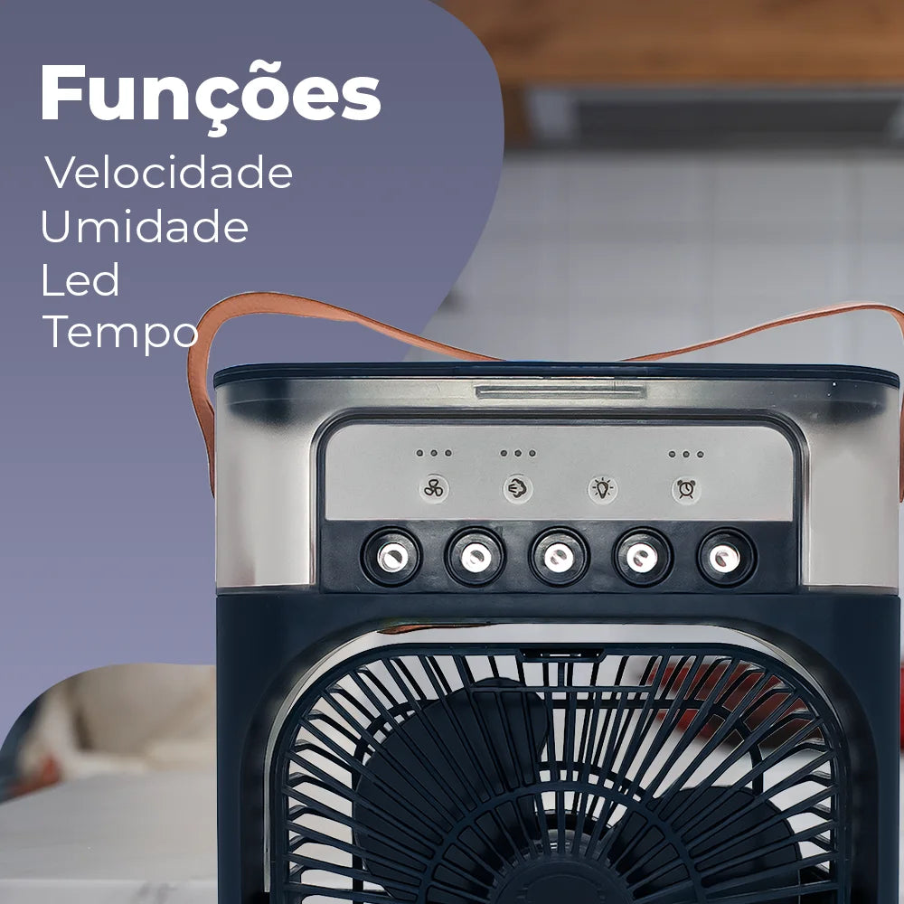 Mini Ar Condicionado ventilador umidificador