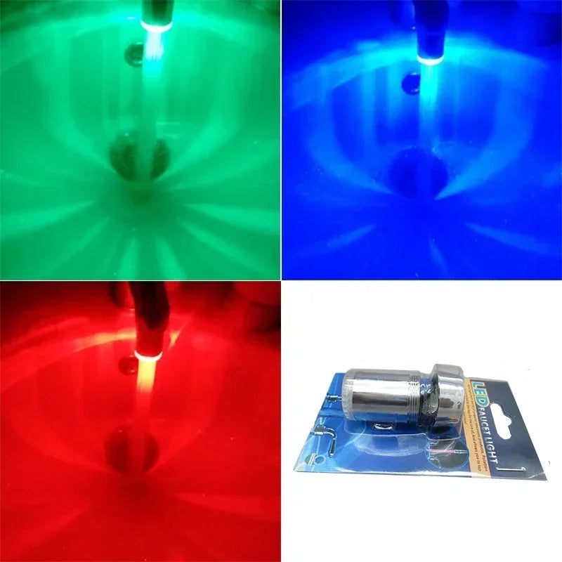 Aerador com led Led colorido para torneiras - Saiba a temperatura apenas pela cor!