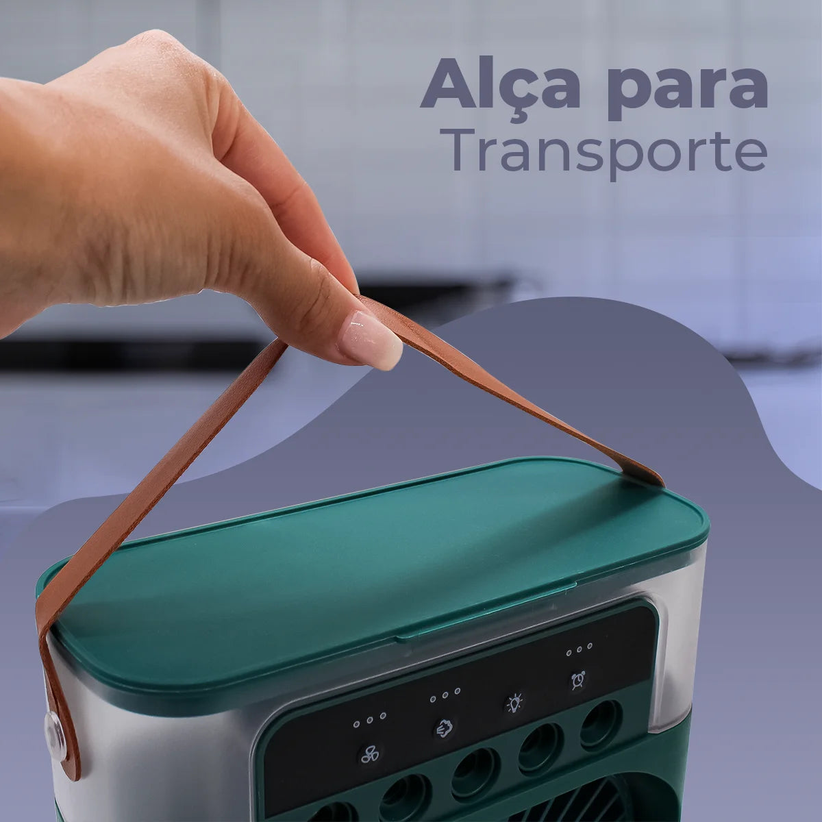Mini Ar Condicionado ventilador umidificador