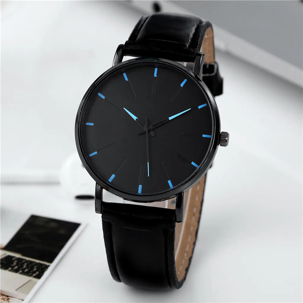 Relógios Quartz de luxo para Homens,  Pulseira de Couro. Classe, luxo  e bom gosto nesse produto.