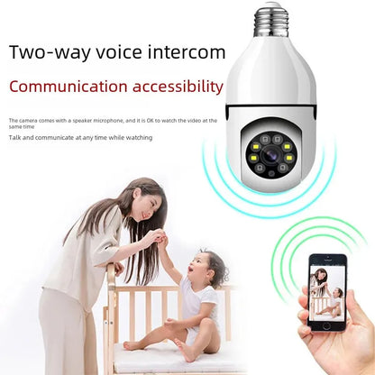 Smart Yuantai Surveillance Camera Indoor Outdoor High Definition Night Vision 360° Full View Wireless Security Monitoring Camer