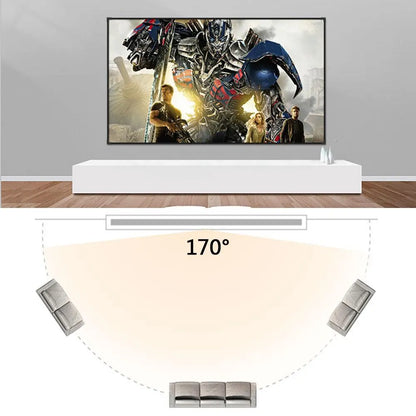 Salange Projector Screen Portable Projection Screen 100 Inch 120 Inch 150 Inch 16:9,Outdoor Movie Screen For Travel Home Theater