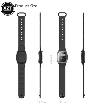 Repelente de mosquitos (inclusive da dengue) com relógio pulseira ultra-sônico . Ecologicamente correto - não usa produtos químicos -