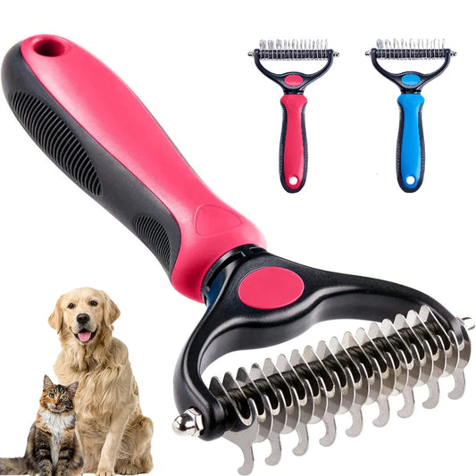 Escova removedora de excesso e emaranhado de pelos - Para todo pai de pet!