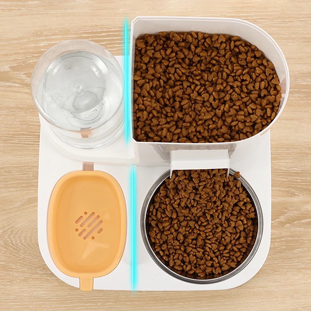 Alimentador com bebedouro automático para pet - Um equipamento essencial, lindo e prático para seu amigão.