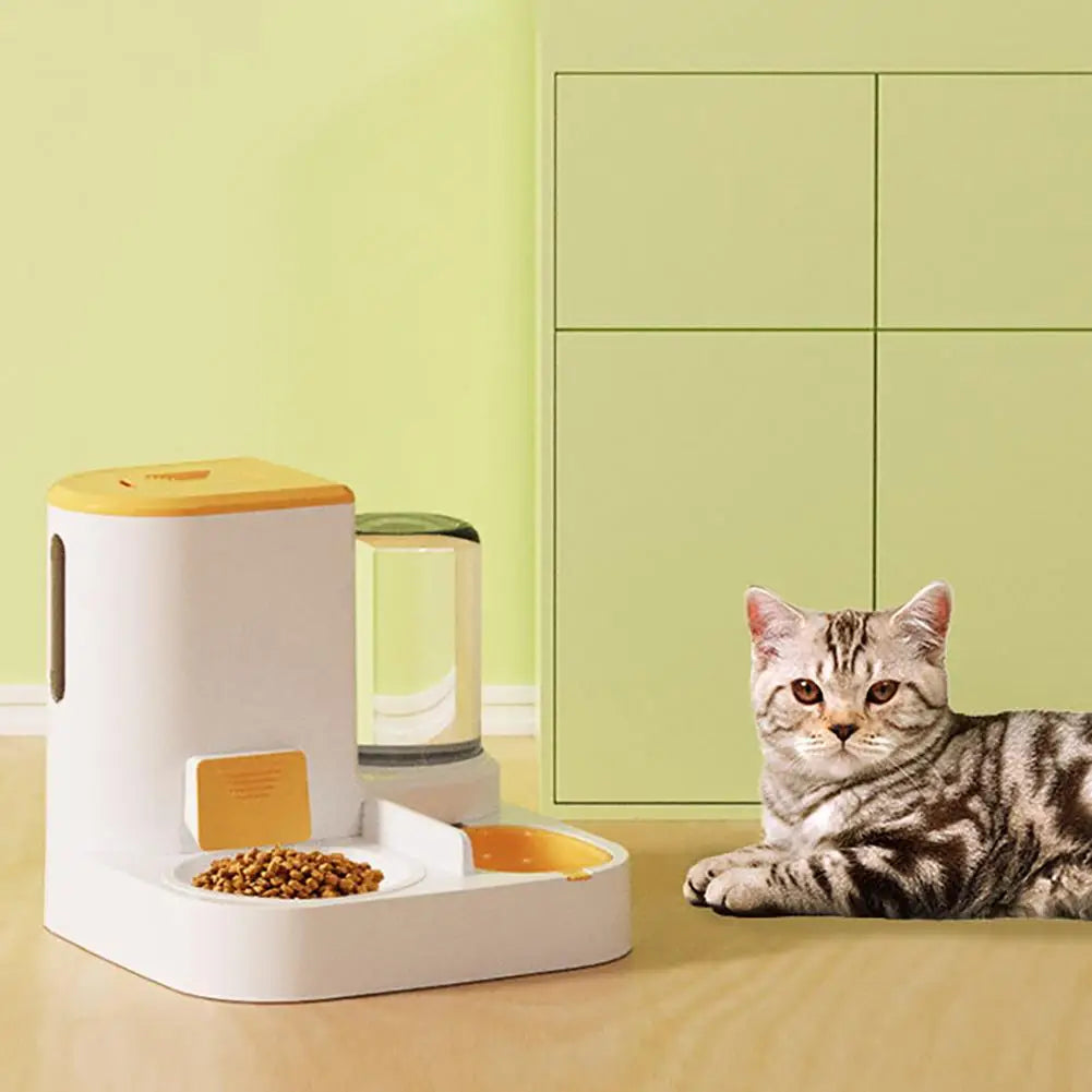 Alimentador com bebedouro automático para pet - Um equipamento essencial, lindo e prático para seu amigão.