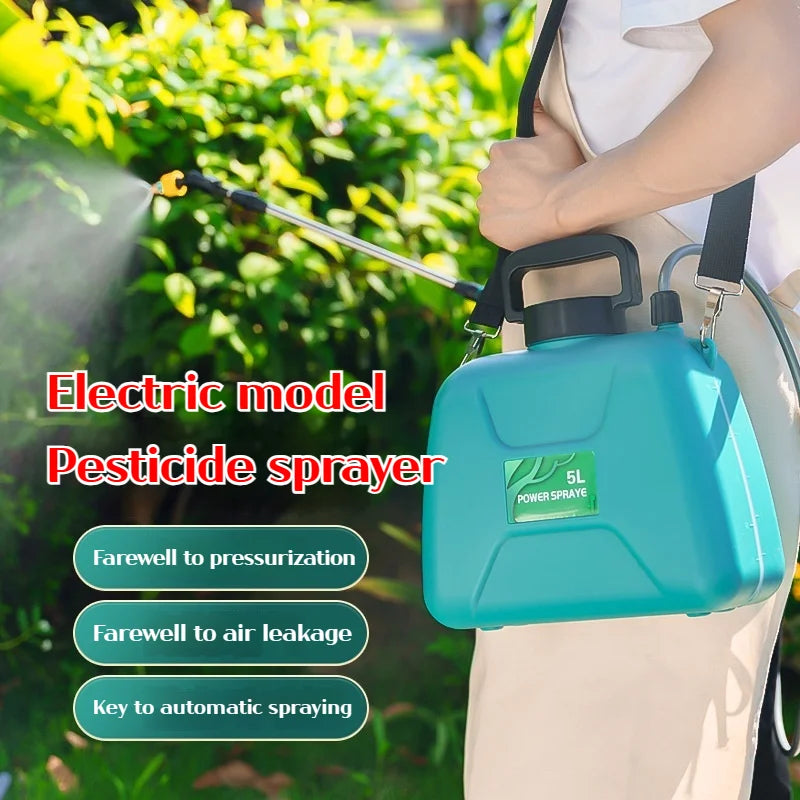 Shoulder-type electric pesticide sprayer 2000mAh lithium battery spray garden power tool comes with bucket USB charging