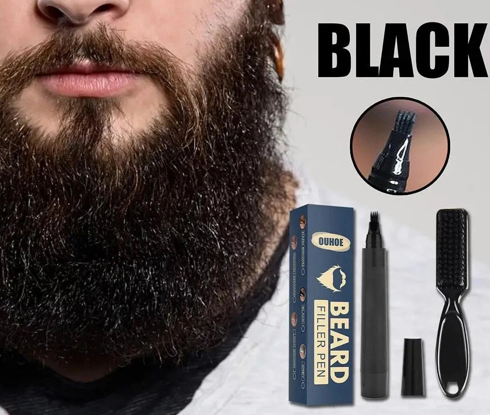 Pincel Designer e modelador de barba. A solução definitiva para seus problemas de barba, sobrancelhas e início de calvície!
